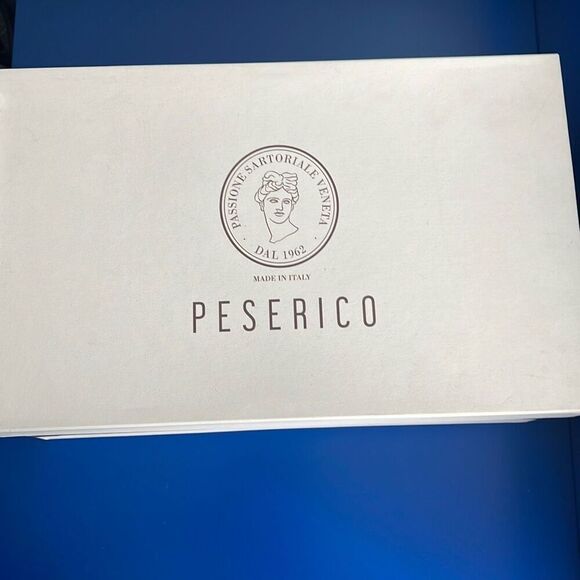 NIB Peserico Brown Slides Buckled Sandals - Picture 6 of 13